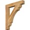 Ekena Millwork Olympic Block Rough Sawn Bracket, Western Red Cedar, 4"W x 28"D x 32"H BKT04X28X32OLY05RWR - alternate 1